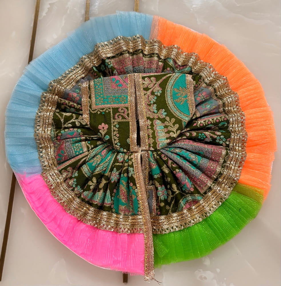 Multi-Color Rainbow Poshak