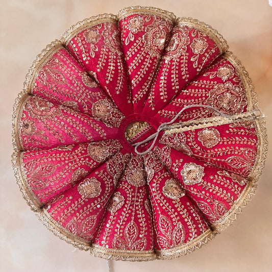 Shyam Vatika Rajsi Poshak Only for Laddu Gopal Ji- Pink