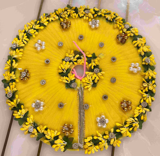 Basant Special Yellow Floral Poshak with Pagdi