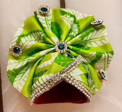 Green Color Poshak with Pagdi