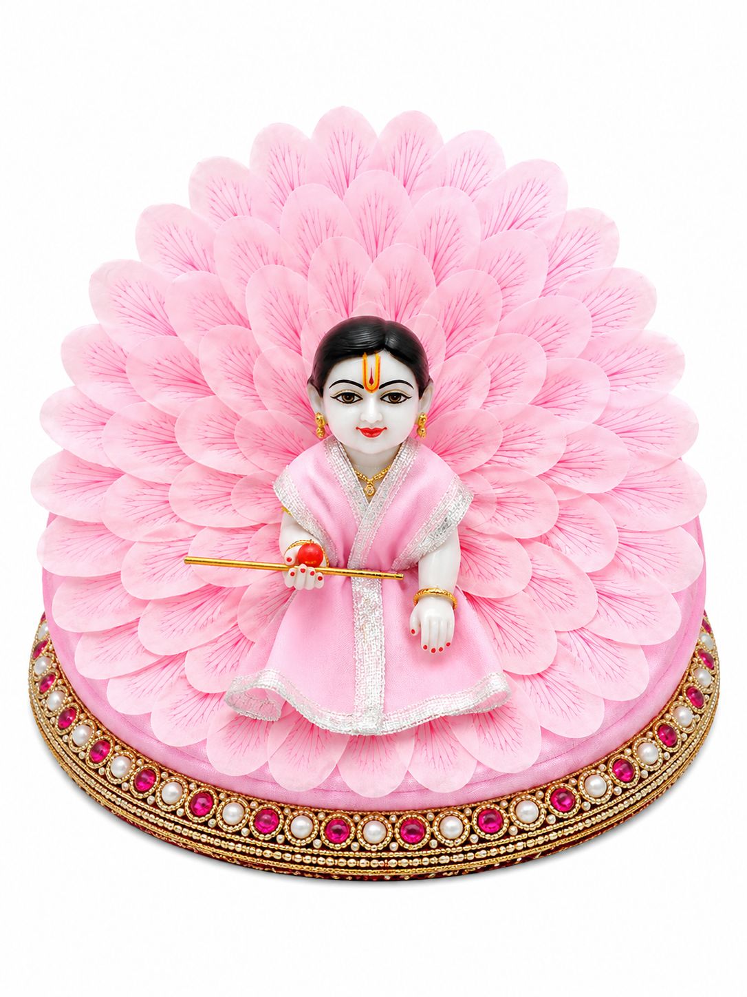 Divine Petal-Style Ladoo Gopal Poshak