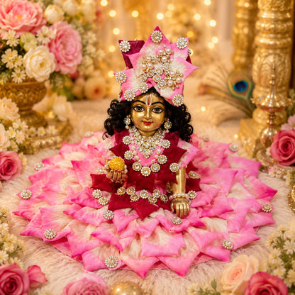 Diyva Kamal Designer Poshak for Ladoo Gopal JI