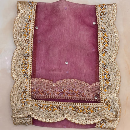 Jamuni Nav-Vastra Floral Mata Rani Lehenga Chunri Set