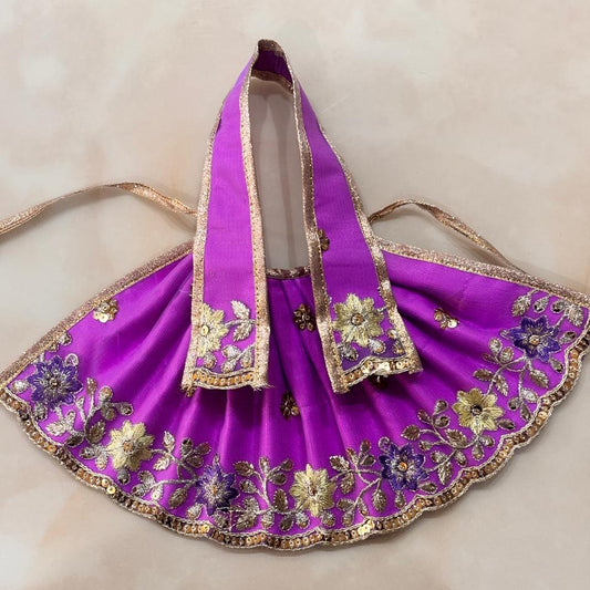 Jamuni Pushpa Vatika Mata Rani Lehenga Patka Set