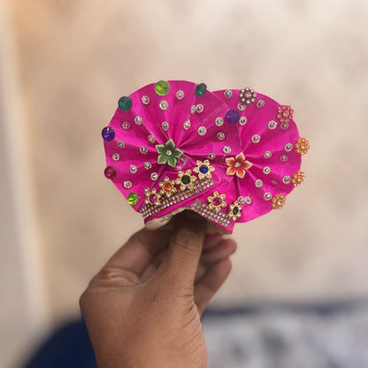 Narangi-Rani Saptarangi Kundan & Paisley Heavy Poshak Set