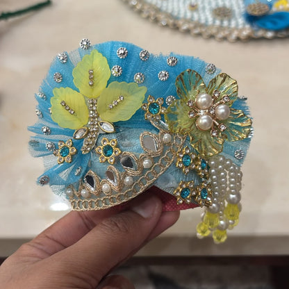 nil-kamal-blue-yellow-designer-shringar-set-ladoo-gopal