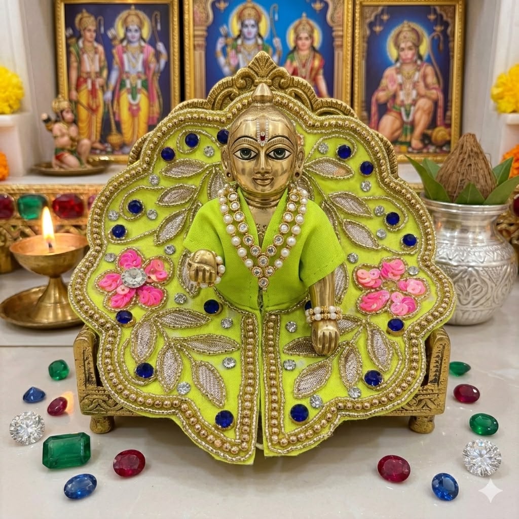 Vrindavan Pushp Ratna Shringar Poshak